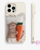 Apple用iphone 15 14用昼寝猫携帯電話ケース