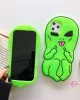 3dかわいいファンシー漫画奇妙なエイリアンの人iphone 15 Promaxケーシングアクセサリー用シリコン電話カバーケース